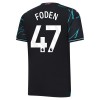 Maillot de Supporter Manchester City Foden 47 Troisième 2023-24 Pour Homme